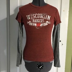 Women’s Wisconsin badger T-shirt longsleeve large